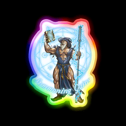 Summoning Gains Gym Fitness Led Neon Sign Rgb Color