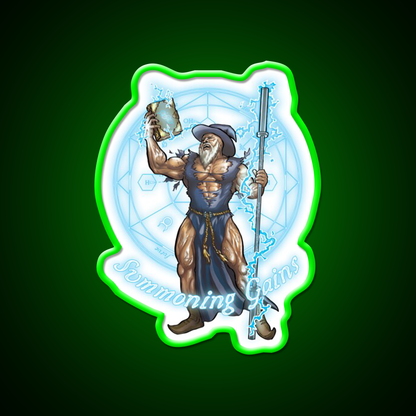 Summoning Gains Gym Fitness Led Neon Sign Rgb Color