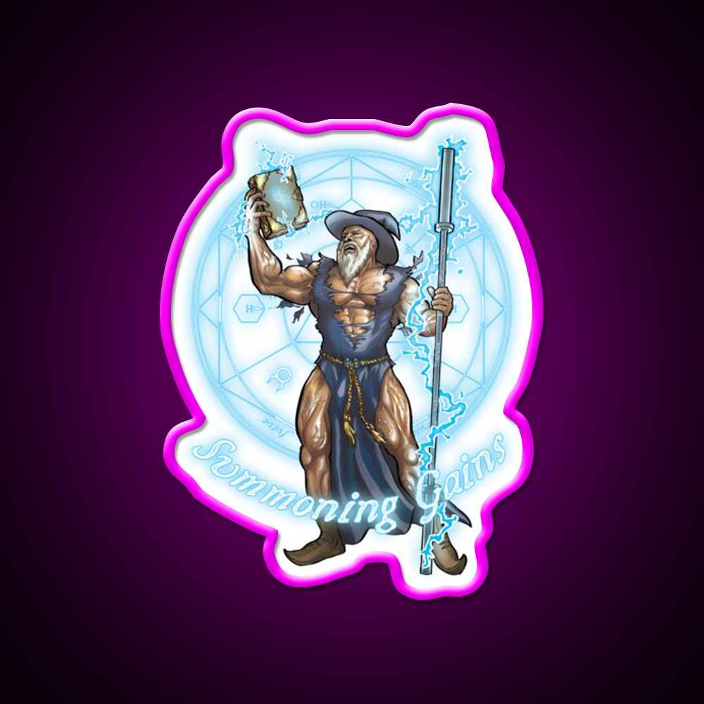 Summoning Gains Gym Fitness Led Neon Sign Rgb Color