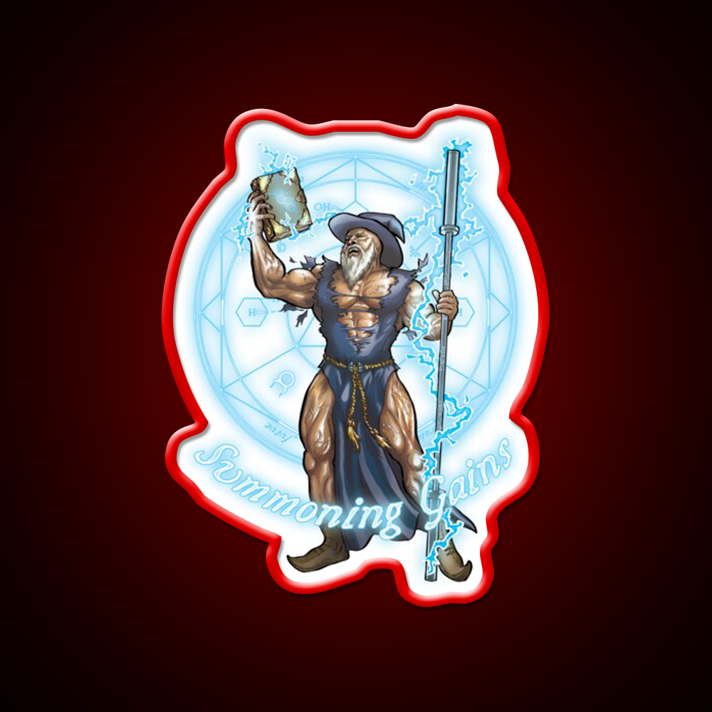 Summoning Gains Gym Fitness Led Neon Sign Rgb Color