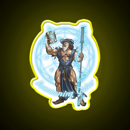 Summoning Gains Gym Fitness Led Neon Sign Rgb Color