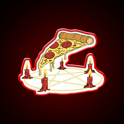 Summoning Pizza Fast Food Led Neon Sign For Burger Place Rgb Color - Shineneon
