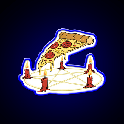 Summoning Pizza Fast Food Led Neon Sign For Burger Place Rgb Color - Shineneon
