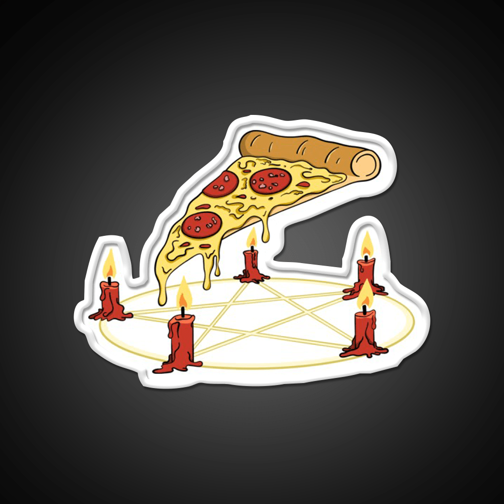 Summoning Pizza Fast Food Led Neon Sign For Burger Place Rgb Color - Shineneon