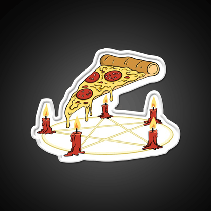 Summoning Pizza Fast Food Led Neon Sign For Burger Place Rgb Color - Shineneon