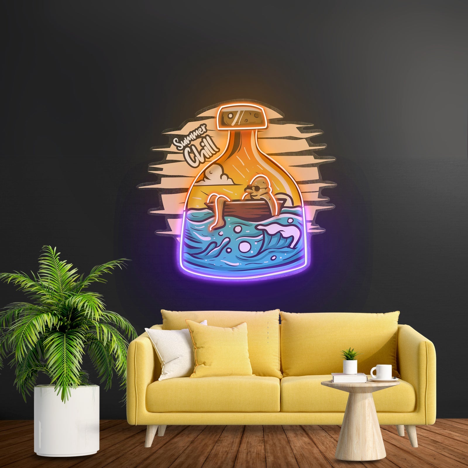 Sumurai Skullcap Led Neon Sign Light Custom Led Signs - Shineneon