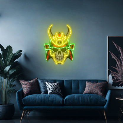 Sumurai Skullcap Led Neon Sign Light Custom Led Signs - Shineneon