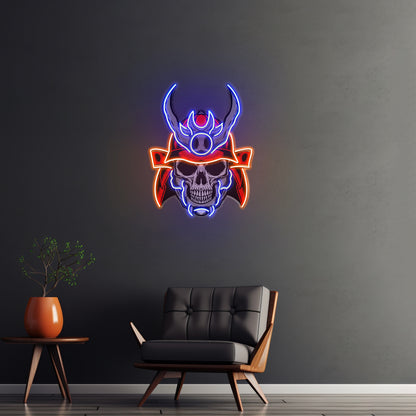 Sumurai Skullcap Led Neon Sign Light Custom Led Signs