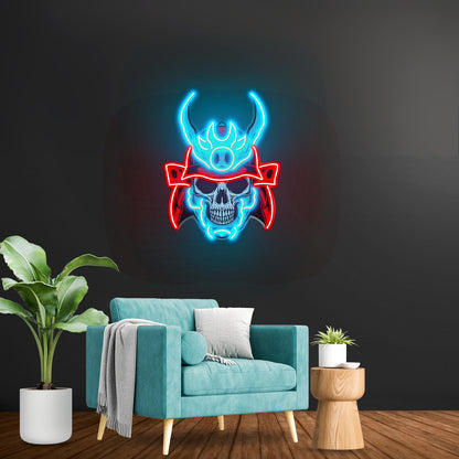 Sumurai Skullcap Led Neon Sign Light Custom Led Signs