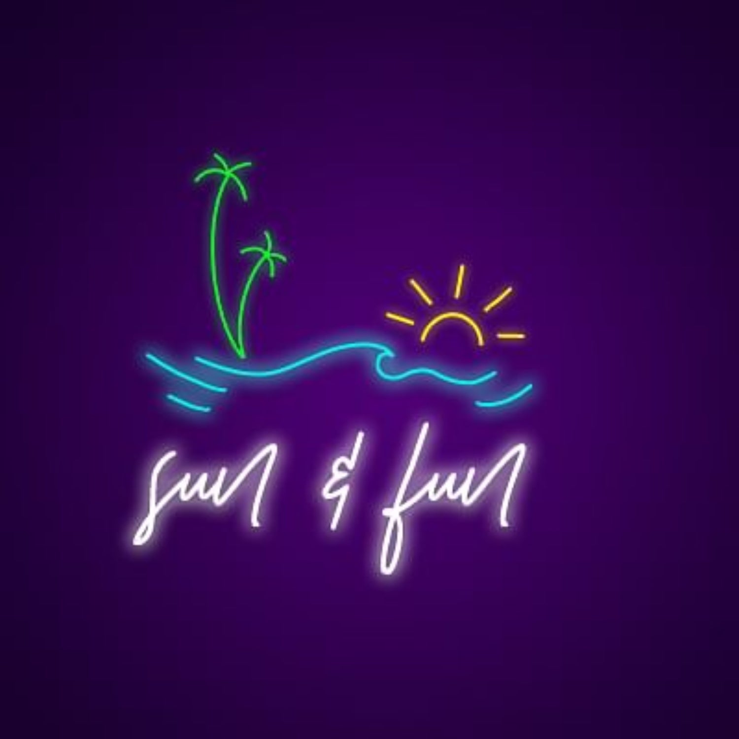 Sun And Fun Neon Light Custom Led Neon Signs Wall Arts | Shineneon