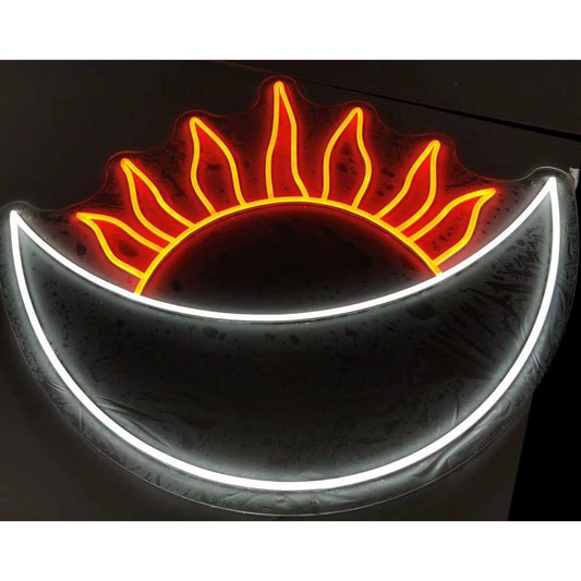 Sun And Moon Led Sign Business Neon Sign