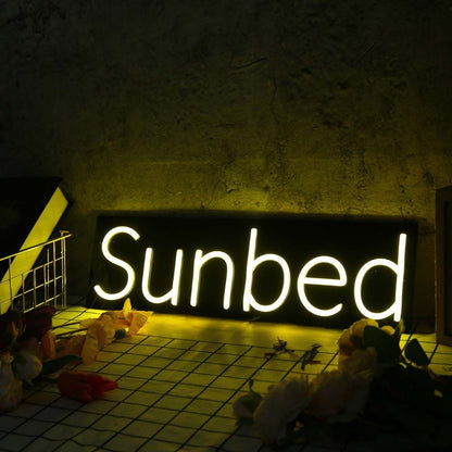 Sun Bed Yellow Led Neon Sign - Shineneon
