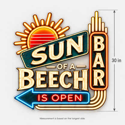 Sun Of A Beech Custom LED Neon Sign Waterproof | 4de2bfd8cea6e7735ad3afbbb826bc4275414394f8bda5de8bb56a90f3dad5df | dimensions