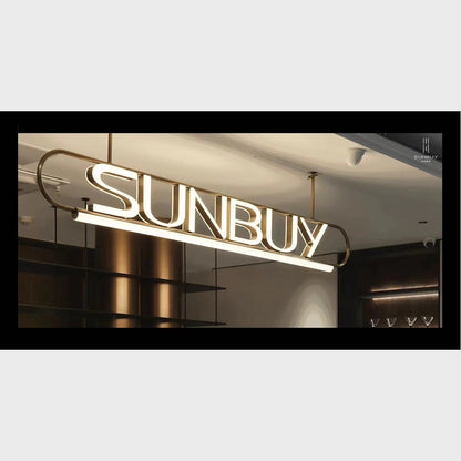 Sunbuy 3D Frontlit Channel Letters Led Light Sign