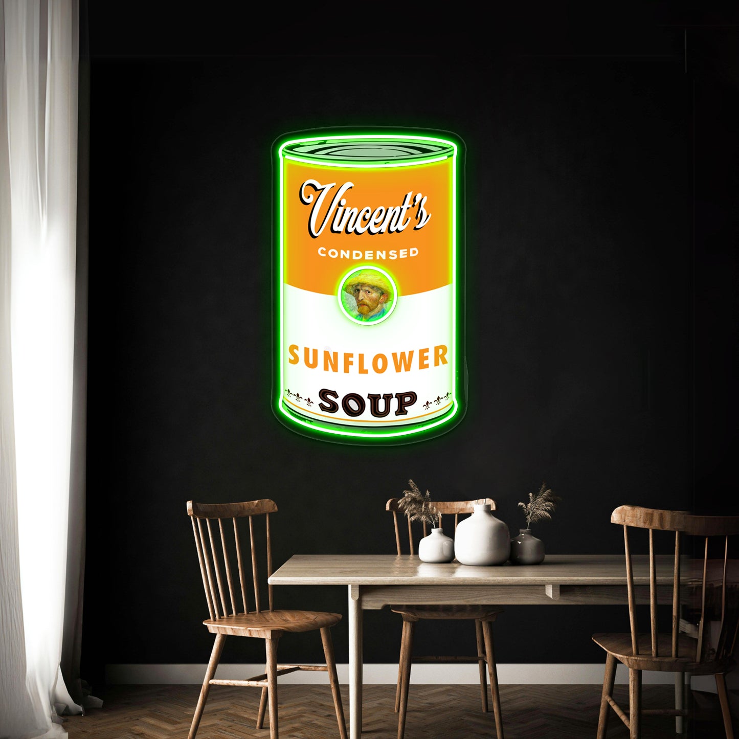 Sunflower Soup Artwork Neon Signs For Sale