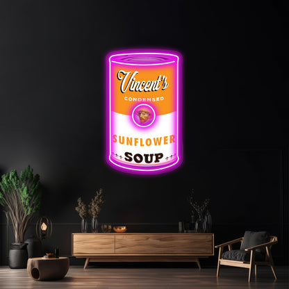 Sunflower Soup Artwork Neon Signs For Sale