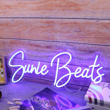 Sunie Beats Blue Led Neon Sign - Shineneon