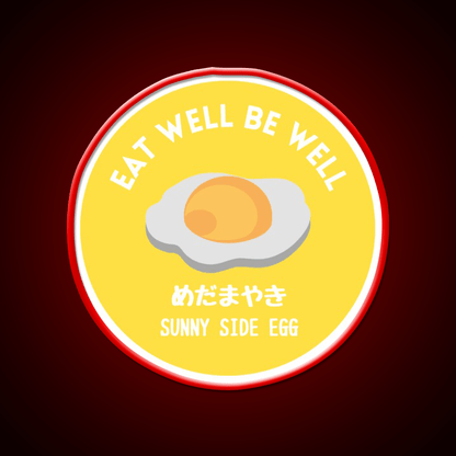 Sunny Yellow Fried Egg Tamago Healthy Food Snack Food Led Neon Sign Rgb Color - Shineneon