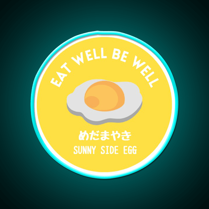 Sunny Yellow Fried Egg Tamago Healthy Food Snack Food Led Neon Sign Rgb Color - Shineneon
