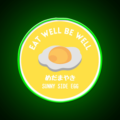 Sunny Yellow Fried Egg Tamago Healthy Food Snack Food Led Neon Sign Rgb Color - Shineneon