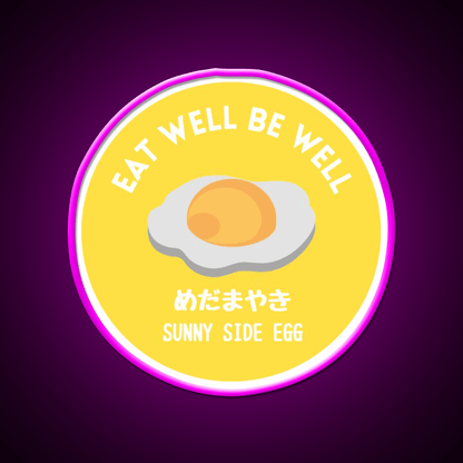 Sunny Yellow Fried Egg Tamago Healthy Food Snack Food Led Neon Sign Rgb Color - Shineneon