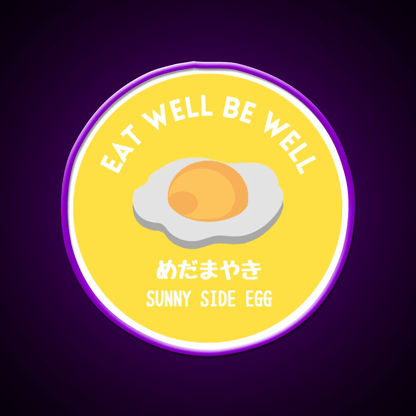 Sunny Yellow Fried Egg Tamago Healthy Food Snack Food Led Neon Sign Rgb Color - Shineneon