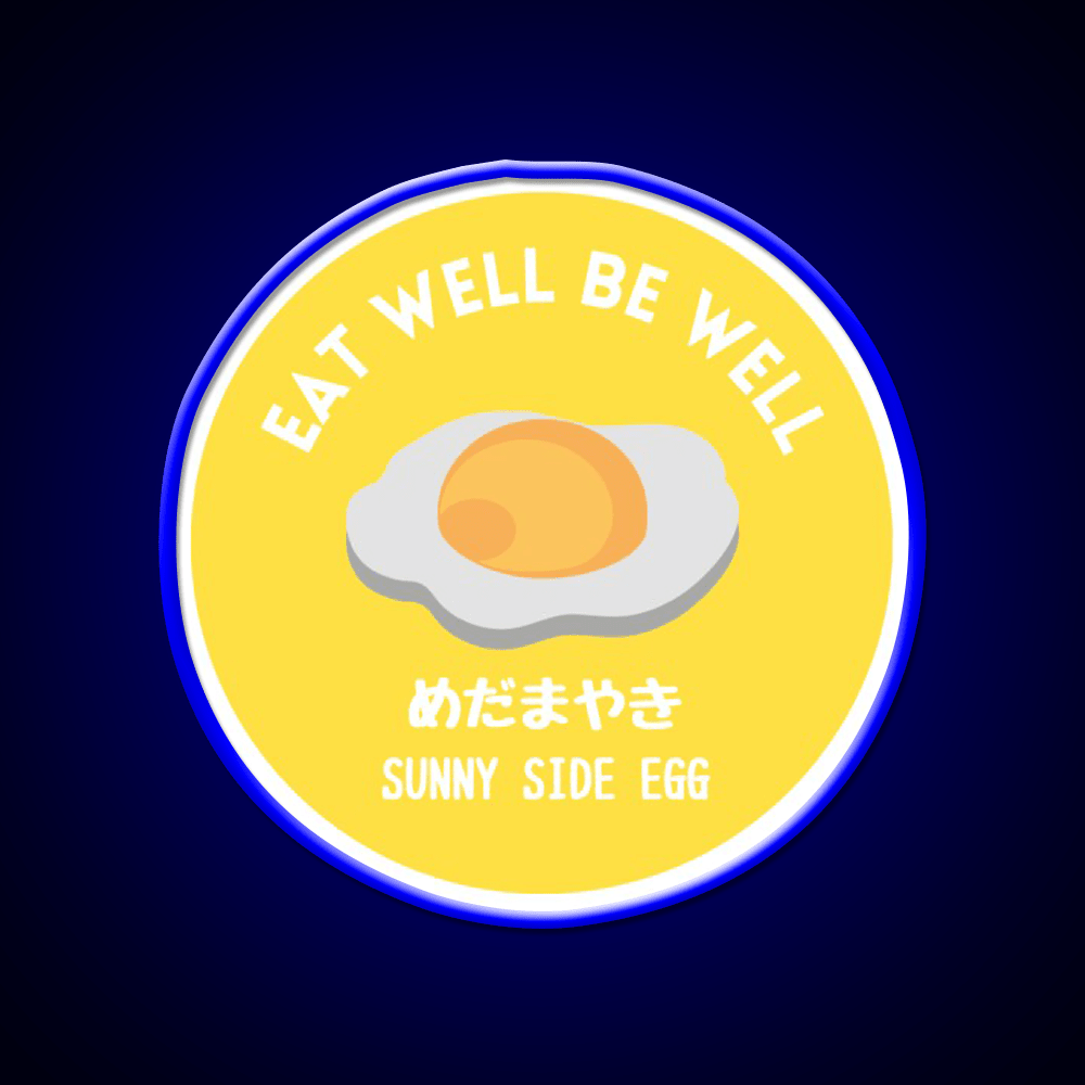 Sunny Yellow Fried Egg Tamago Healthy Food Snack Food Led Neon Sign Rgb Color - Shineneon