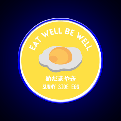 Sunny Yellow Fried Egg Tamago Healthy Food Snack Food Led Neon Sign Rgb Color - Shineneon