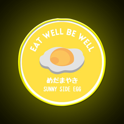 Sunny Yellow Fried Egg Tamago Healthy Food Snack Food Led Neon Sign Rgb Color - Shineneon