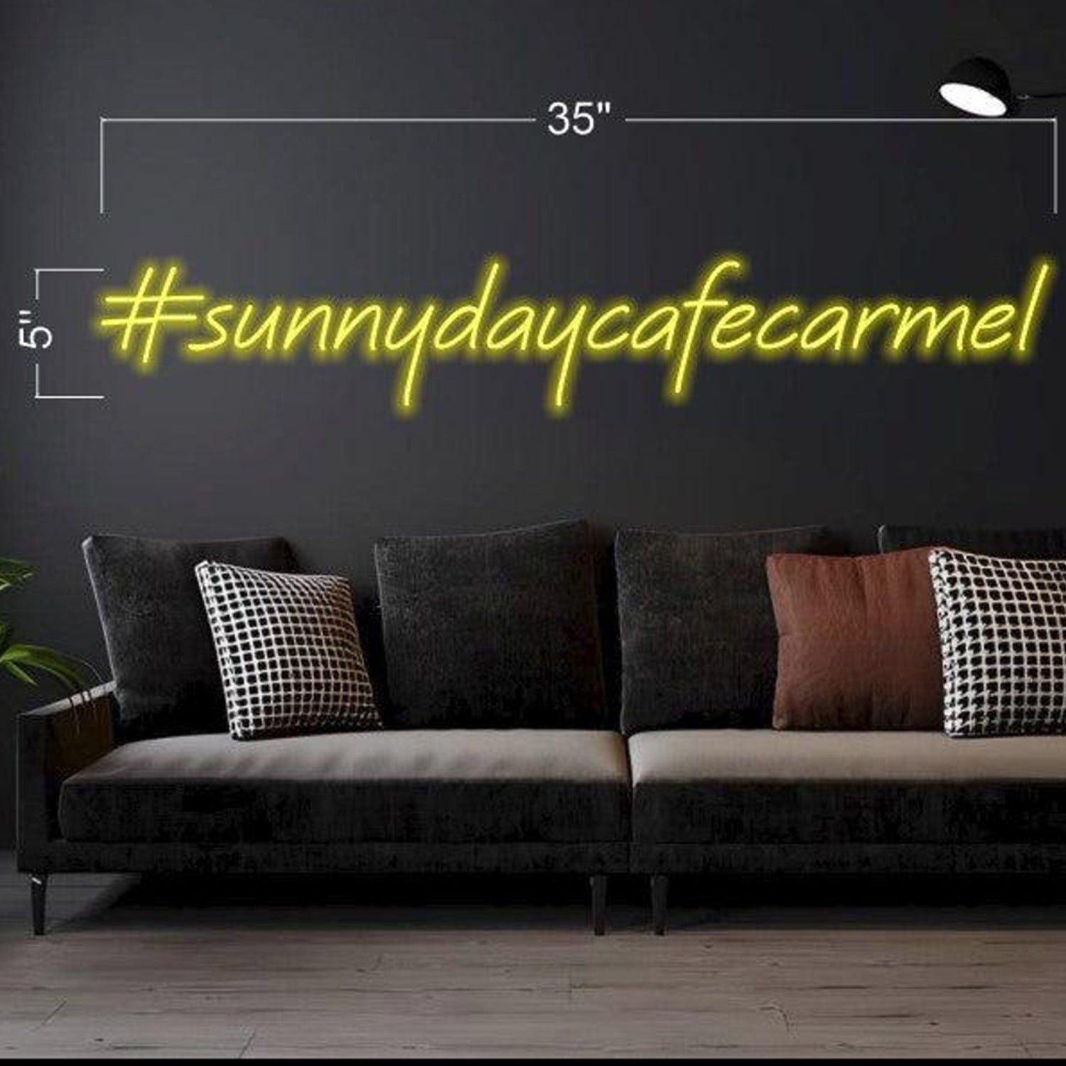 Sunnydaycafecamel Yellow Led Neon Sign For Coffee Shop Home Decor | Shineneon