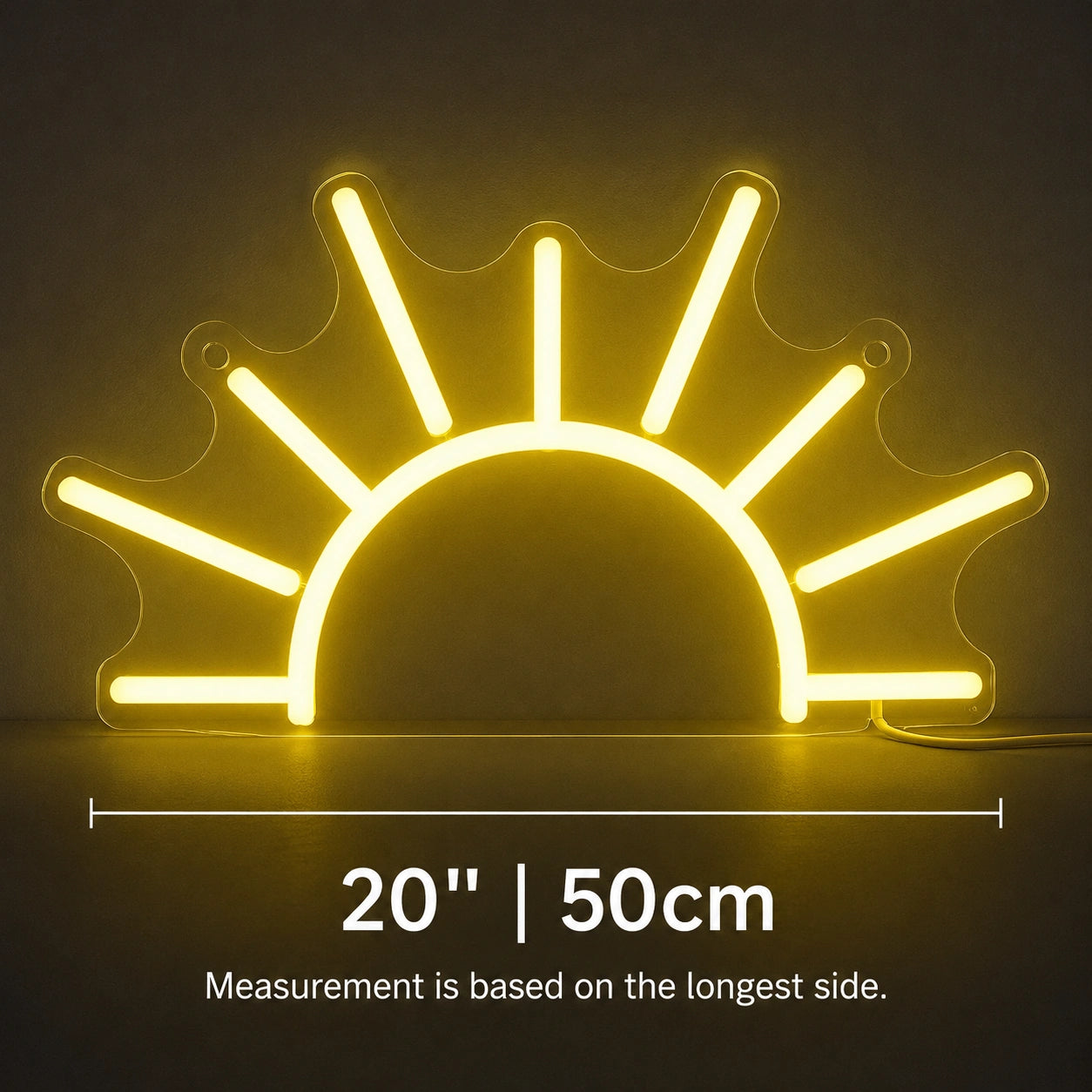 Sunrise Line Neon Sign LED Neon Sign size image