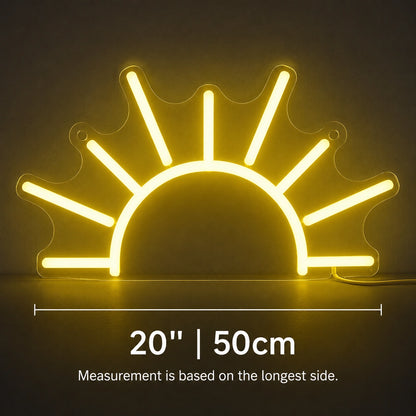 Sunrise Line Neon Sign LED Neon Sign size image