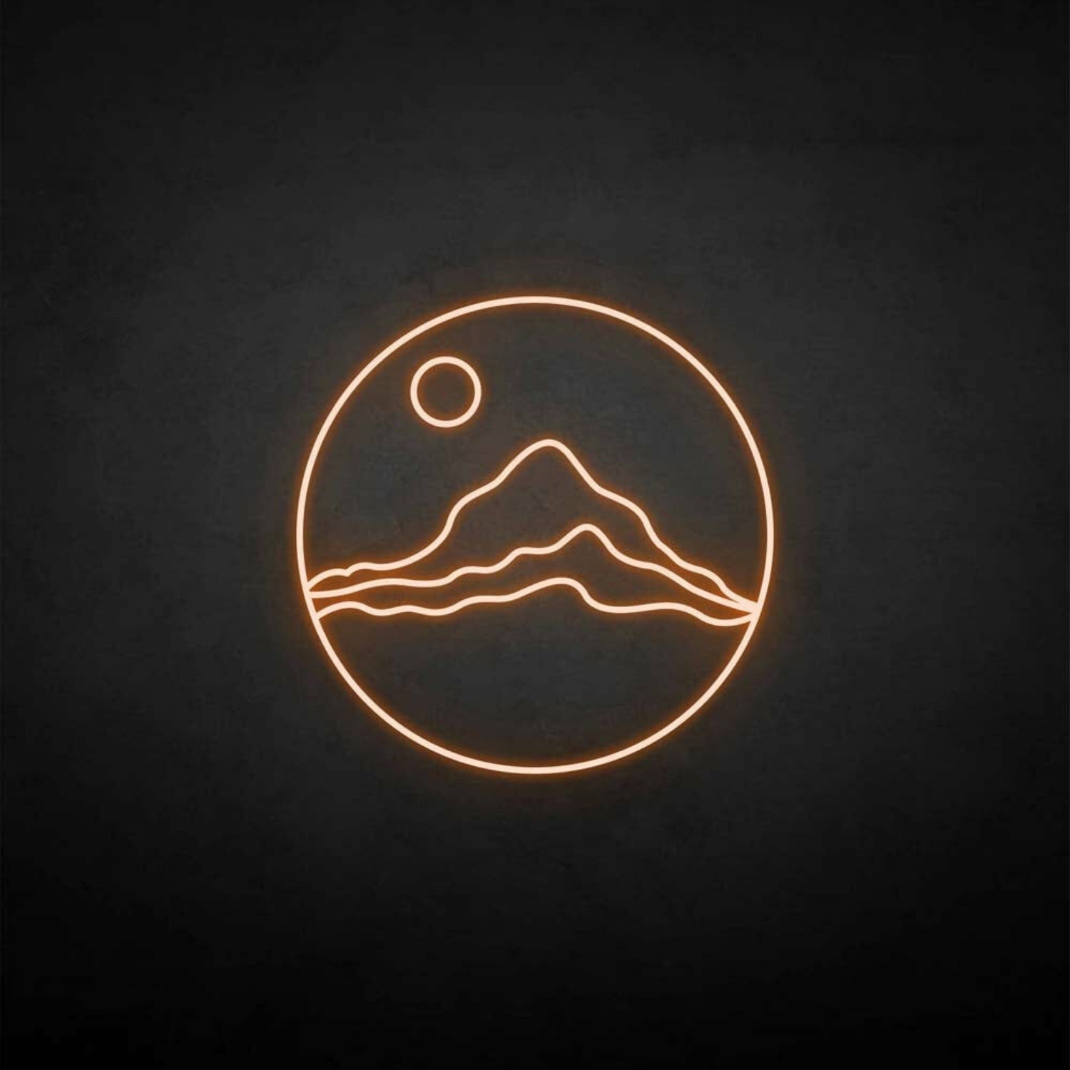 Sunset And Mountain2 Led Neon Sign - Shineneon