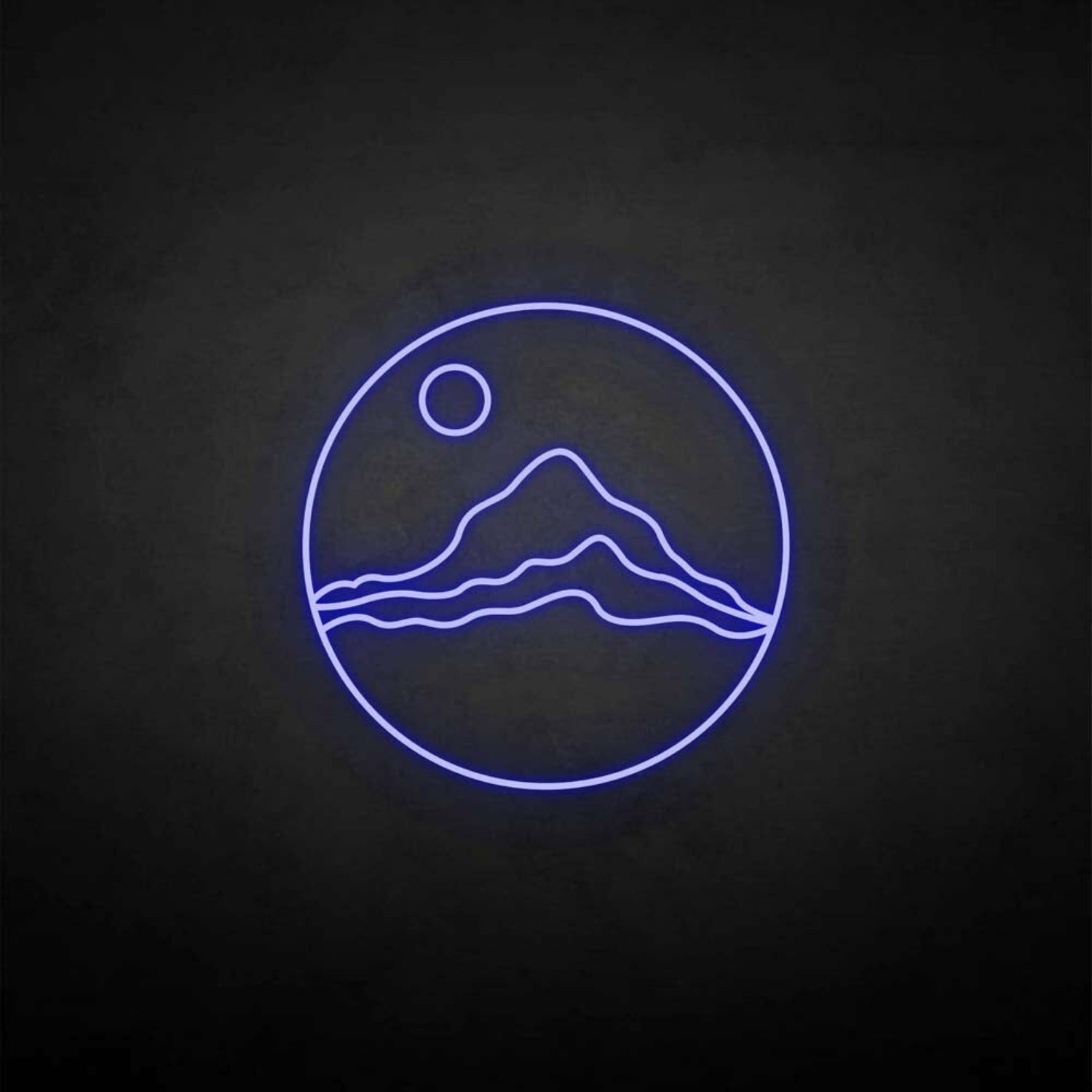Sunset And Mountain2 Led Neon Sign - Shineneon