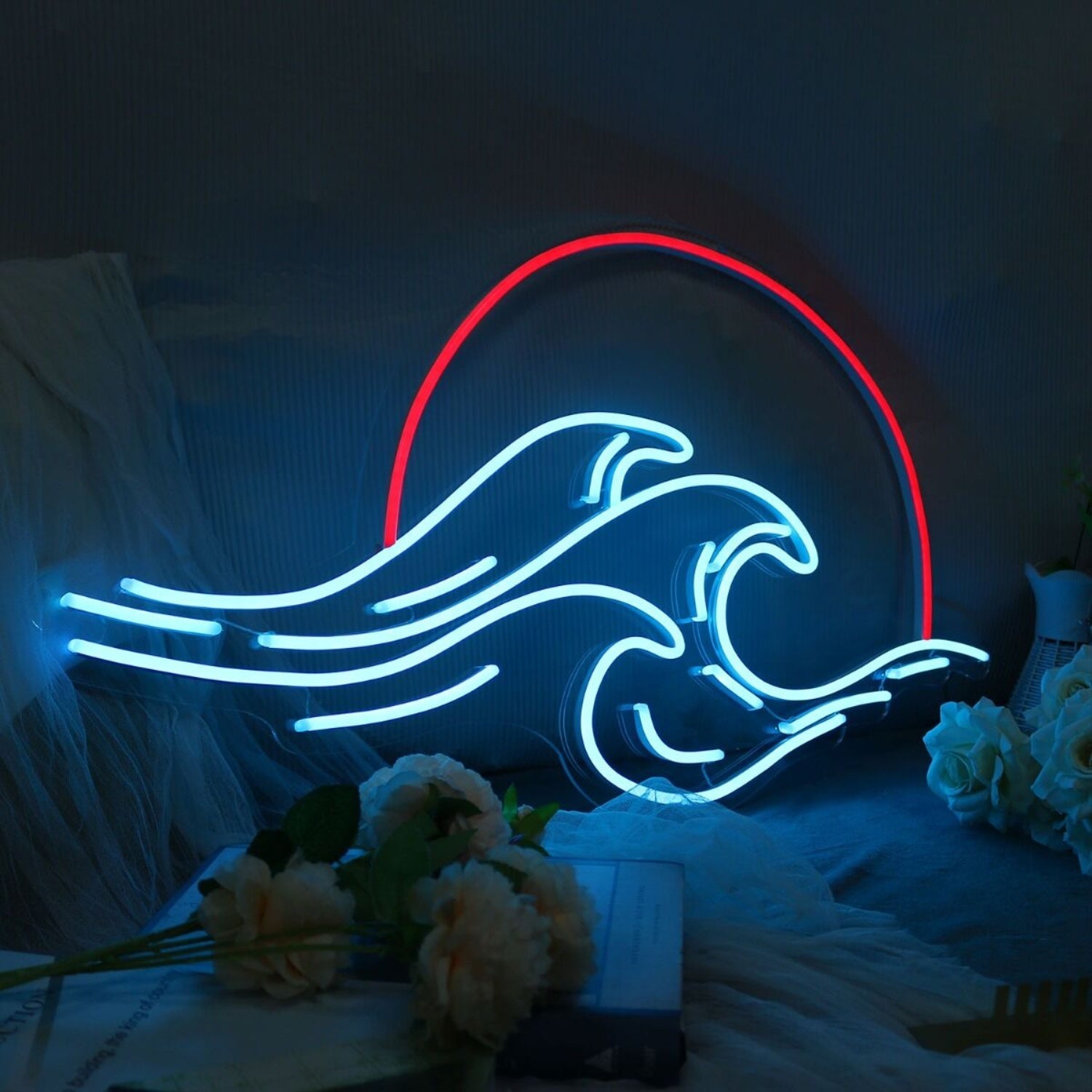 Sunset And Waves Led Neon Sign - Shineneon