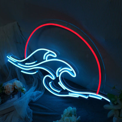 Sunset And Waves Led Neon Sign - Shineneon