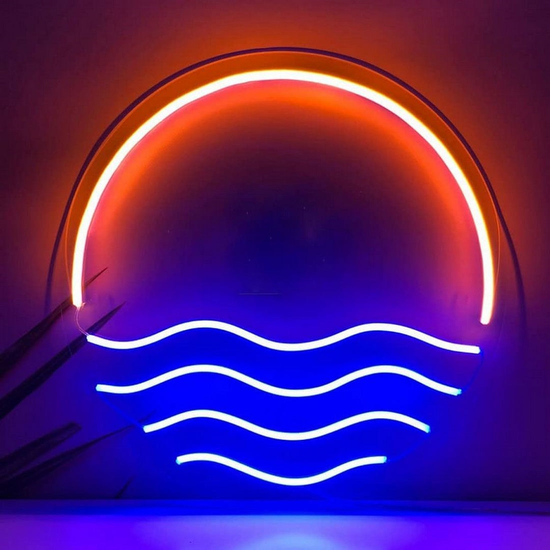 Sunset At Sea Led Led Sign Business Neon Sign