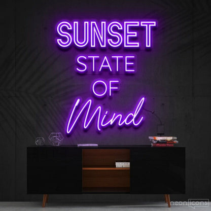 Sunset State Of Mind Led Neon Sign Fcalming And Nature Decor - Shineneon