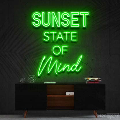 Sunset State Of Mind Led Neon Sign Fcalming And Nature Decor - Shineneon
