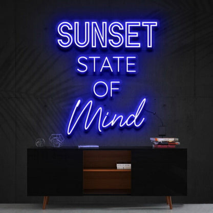 Sunset State Of Mind Led Neon Sign Fcalming And Nature Decor - Shineneon
