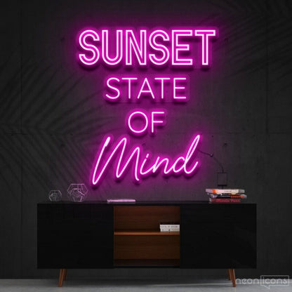 Sunset State Of Mind Led Neon Sign Fcalming And Nature Decor - Shineneon