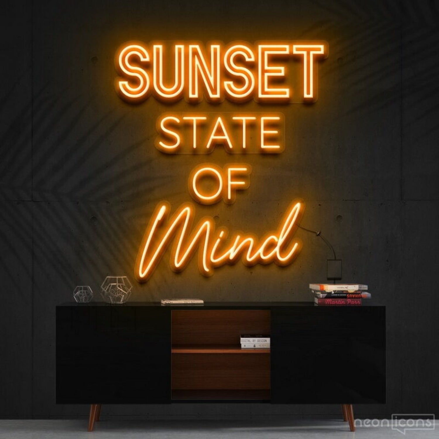 Sunset State Of Mind Led Neon Sign Fcalming And Nature Decor - Shineneon
