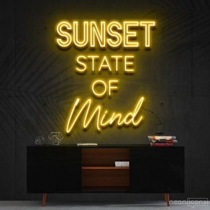 Sunset State Of Mind Led Neon Sign Fcalming And Nature Decor - Shineneon