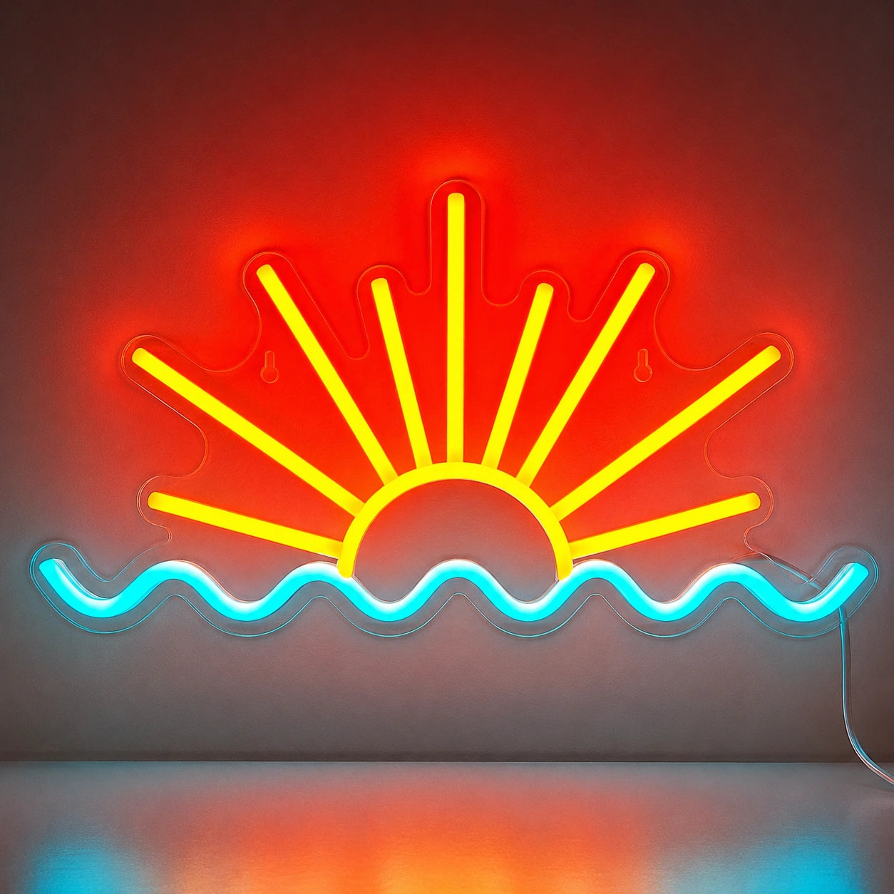 Sunset Wave Beach Neon Sign LED Neon Sign main product image