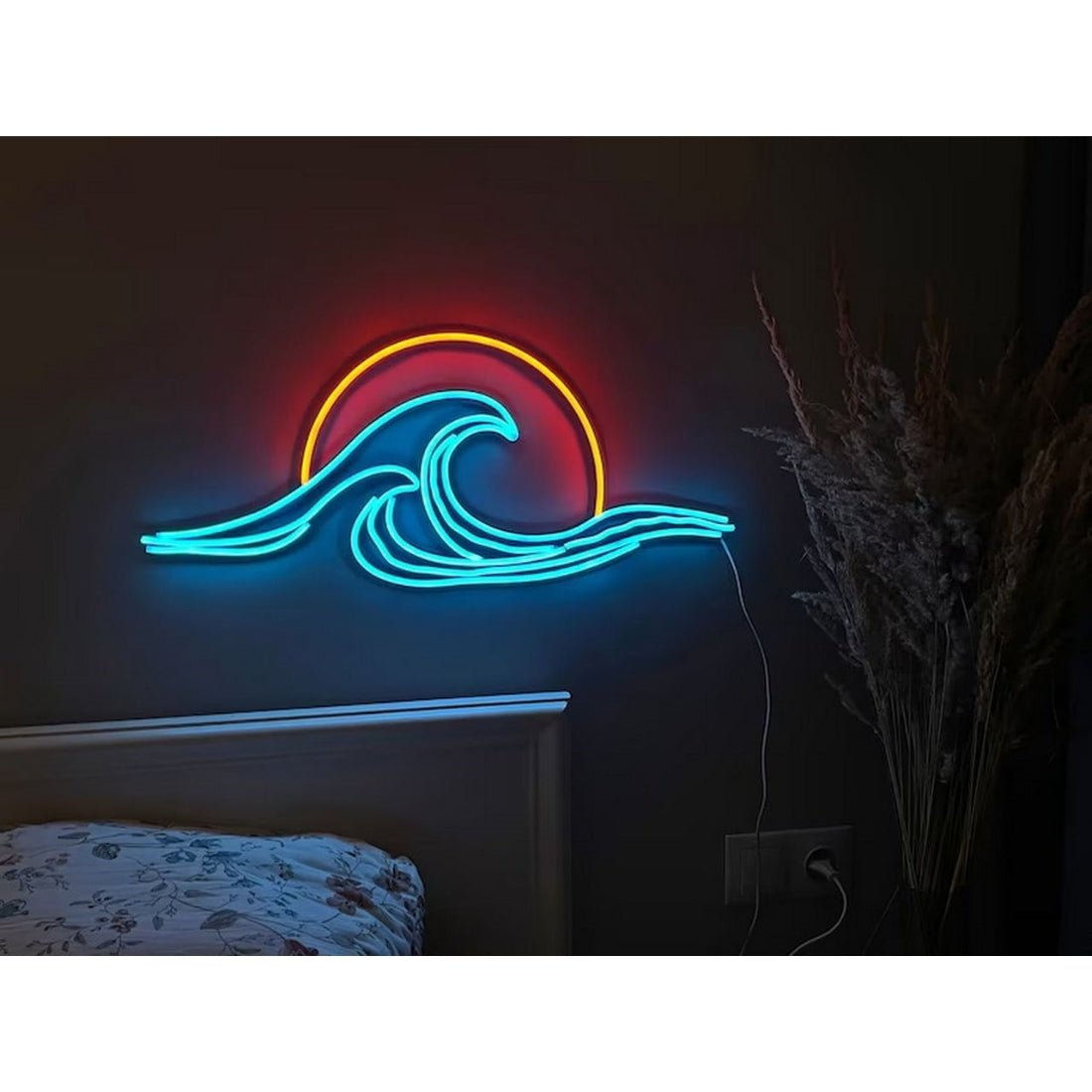Sunset Waves Led Sign Business Neon Sign - Shineneon