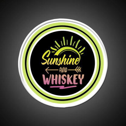 Sunshine And Whiskey Drink Bar Led Neon Sign Rgb Color - Shineneon