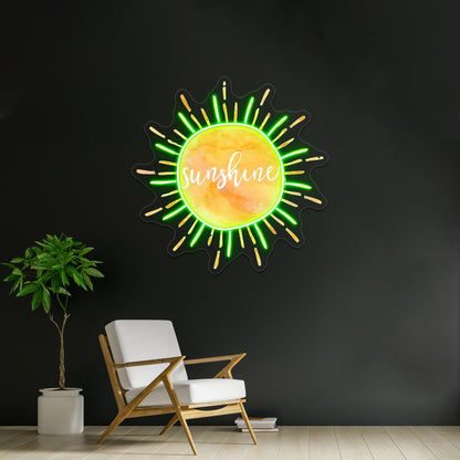 Sunshine Artwork Neon Signs For Sale