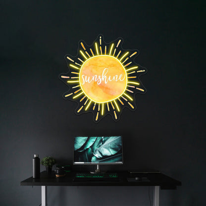 Sunshine Artwork Neon Signs For Sale