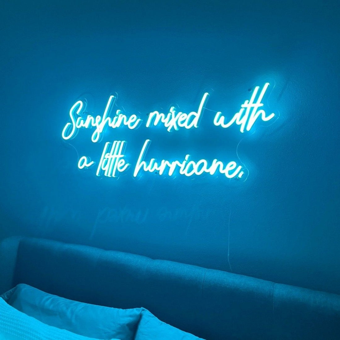 Sunshine Mixed With A Little Hurricane Led Sign Business Neon Sign