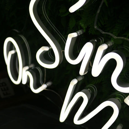 Sunshine On My Mind White Led Neon Sign - Shineneon